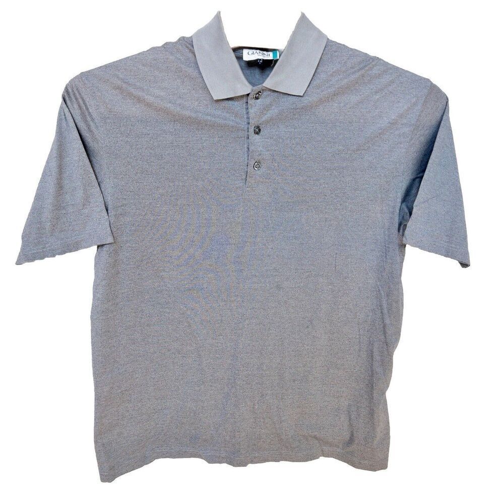 Gianni Designer Polo Made In‎ Italy Mens Large